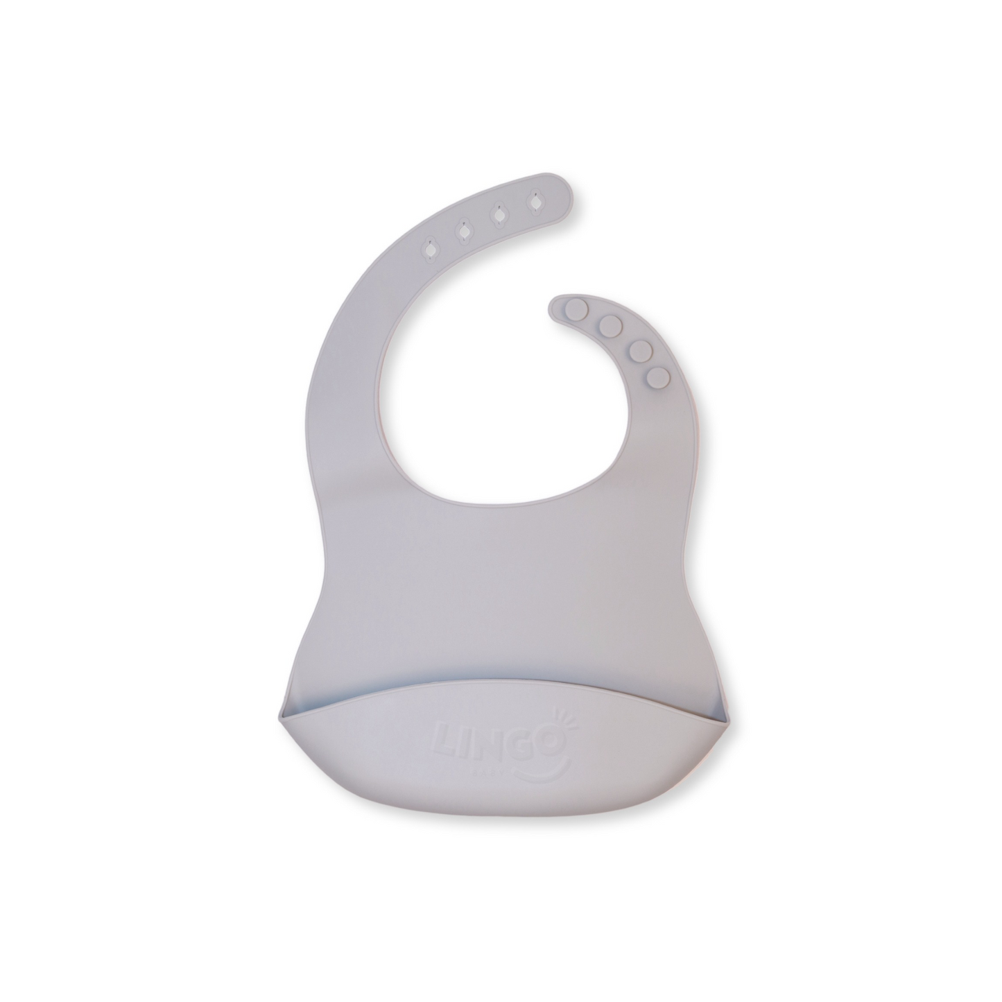 Babero de silicon | Light grey