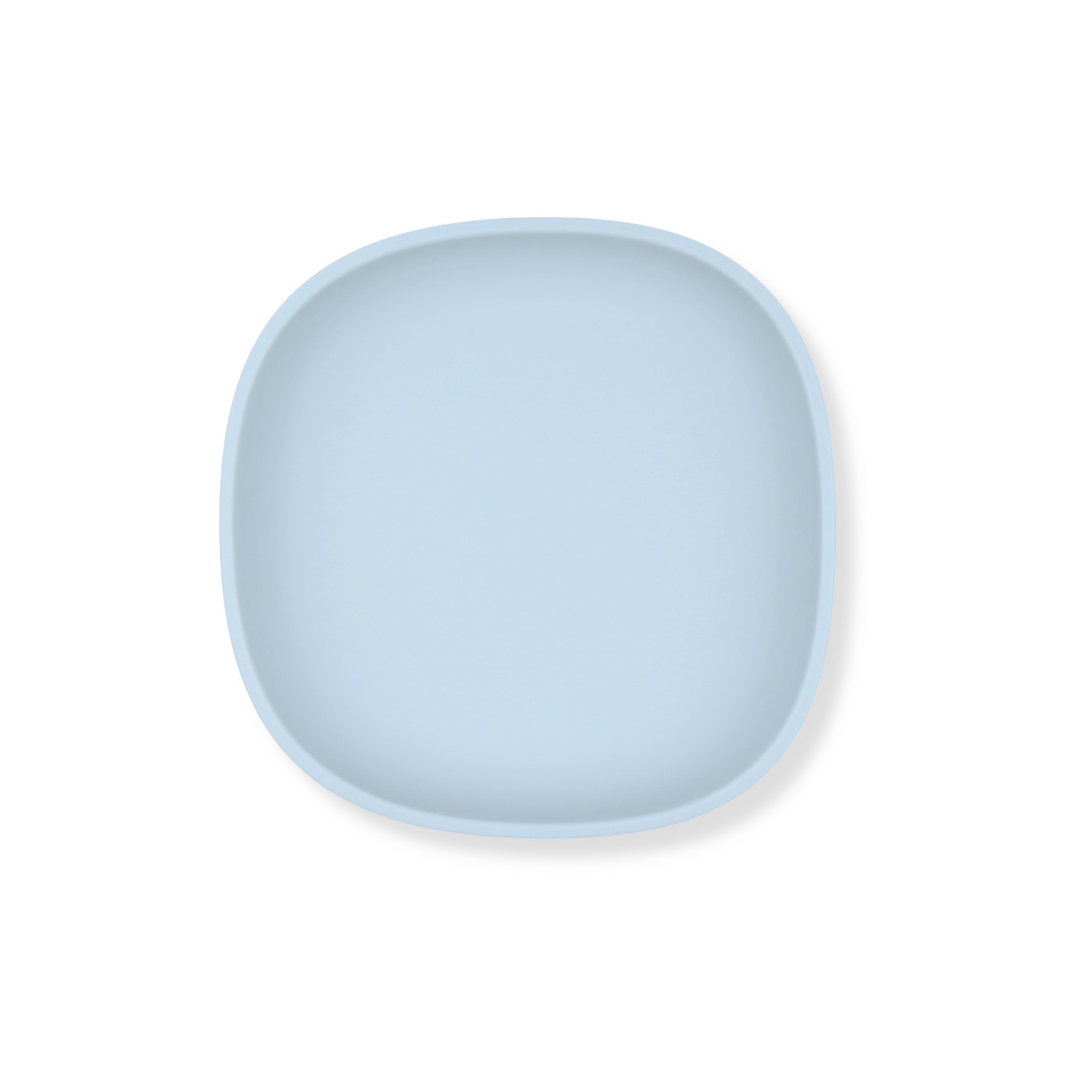 Plato liso square | Blue ice