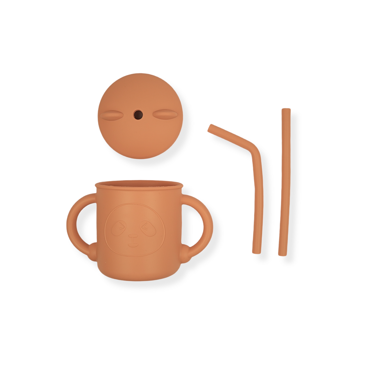 Vaso con popote little bear | Rust