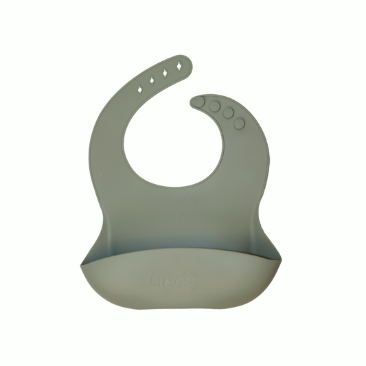 Babero de silicon | Dark olive