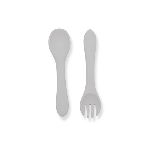 Par de cubiertos liso | Light grey