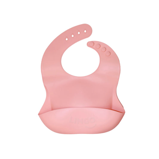 Babero de silicon | Coral pink