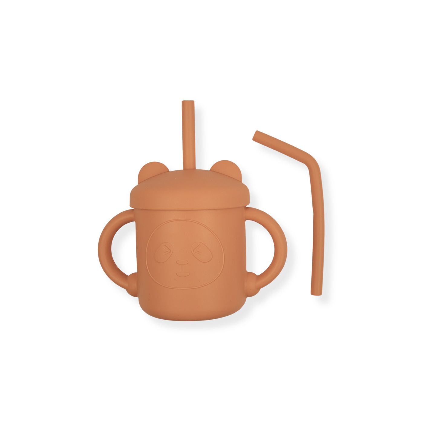 Vaso con popote little bear | Rust