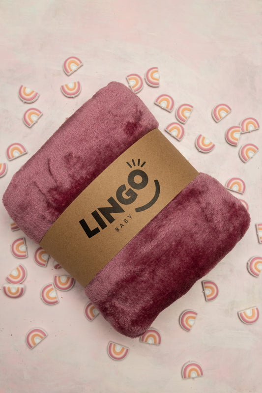 Frazada baby | Dusty rose