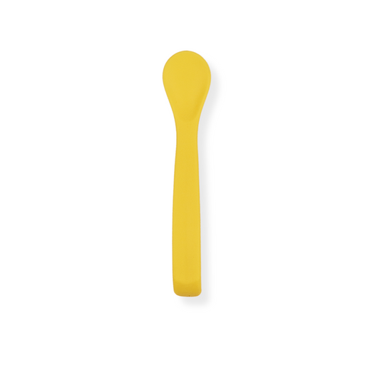 Cuchara para papilla flexible | Ice yellow