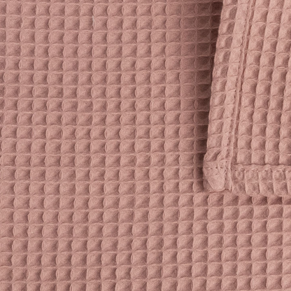 Mantita waffle | Dusty rose
